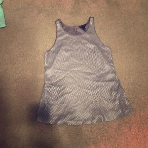 L Banana Republic Sequined Grey Tank Top